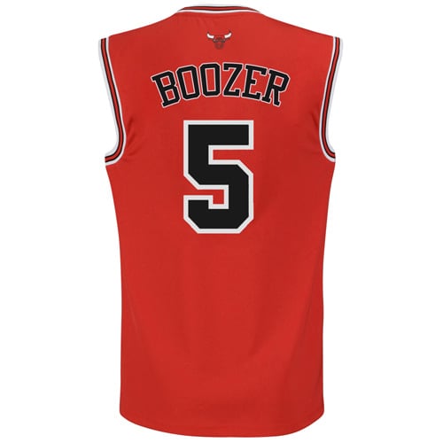 Mens Chicago Bulls Carlos Boozer adidas Red Replica Road Jersey