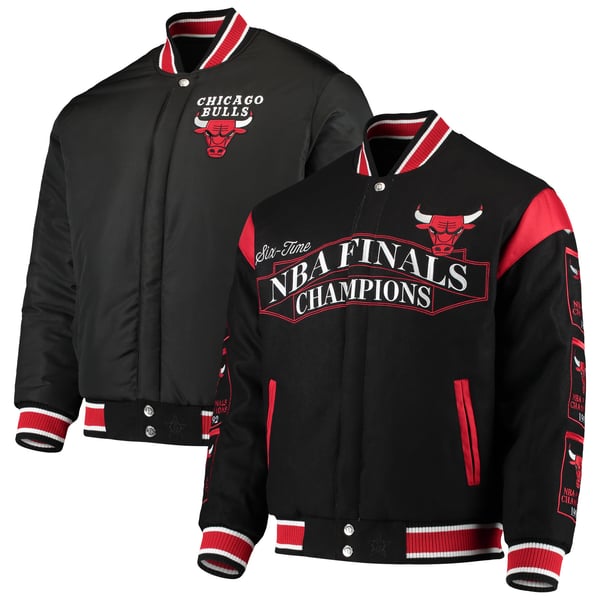 Chicago Bulls JH Design Commemorative Championship Reversible 