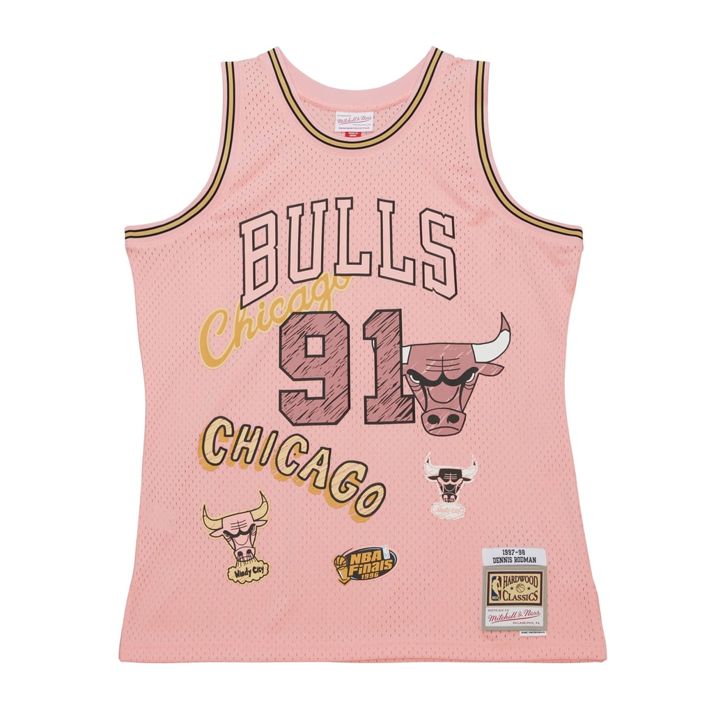 Maillot Chicago Bulls Dennis Rodman Mitchell & Ness Swingman - Taille XL Pour Femme, Neuf, Couleurs Marbrées