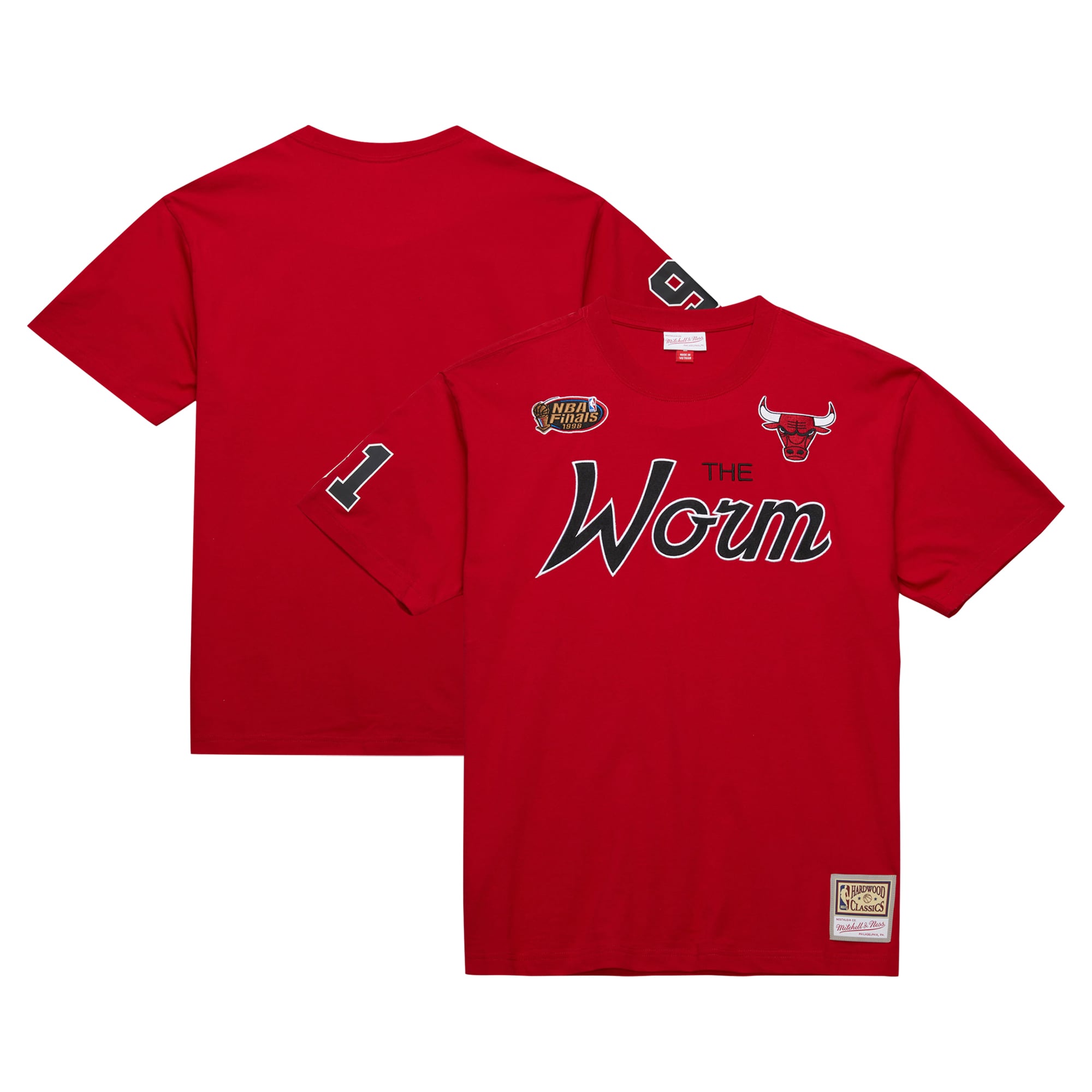 Dennis Rodman The Worm 長袖カットソー XL Mitchell Ness Dennis