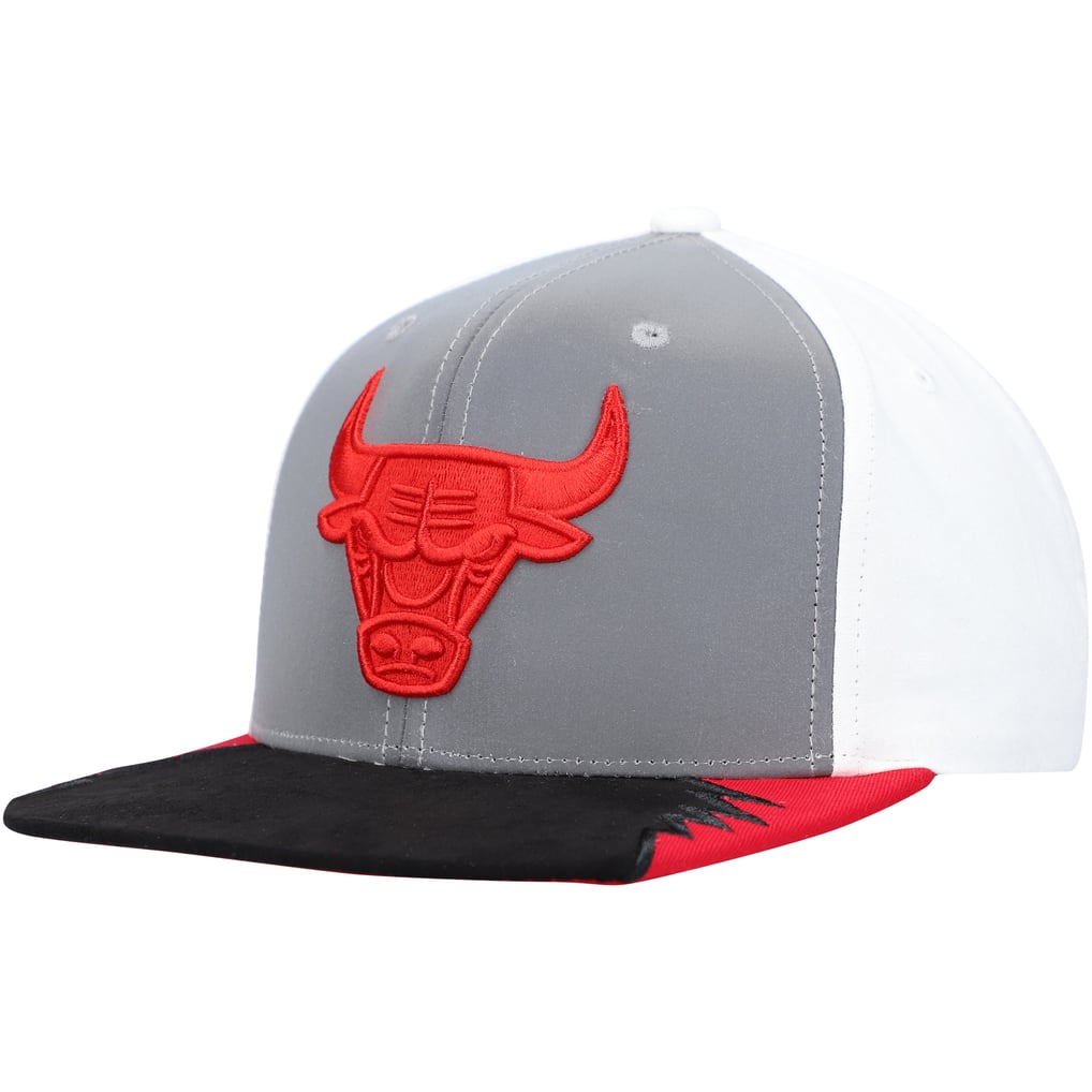 Chicago Bulls Mitchell & Ness Day 5 Snapback Hat - Gray/White