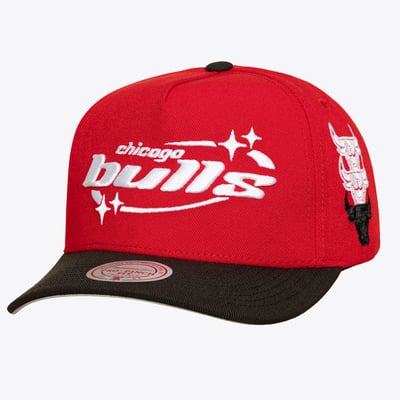  Chicago Bulls Mitchell & Ness 404 Club Starz Pro Snapback Hat - Red