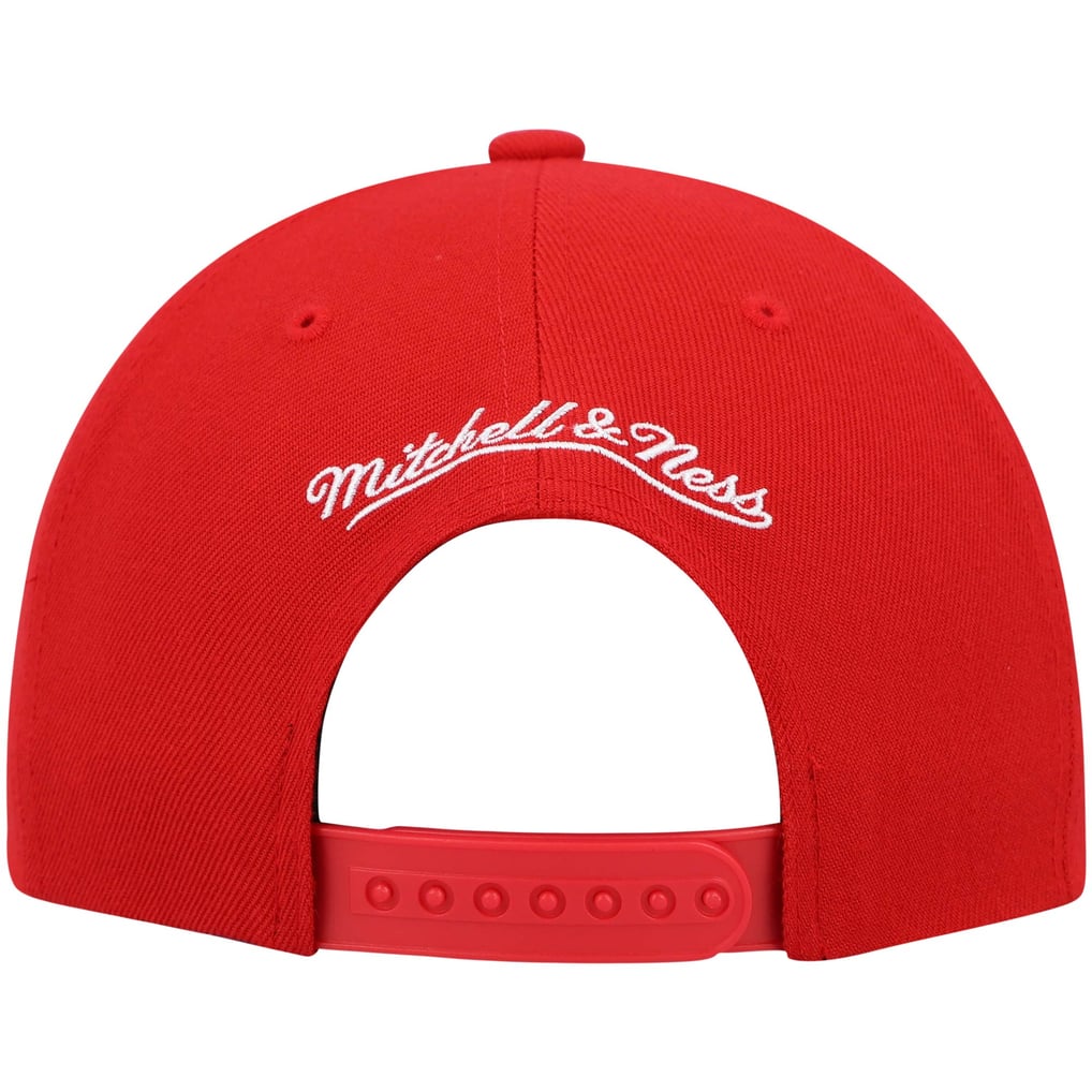 Chicago Bulls Mitchell & Ness Ground 2.0 Snapback Hat - Red
