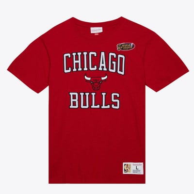  Chicago Bulls Mitchell & Ness Hardwood Classics Legendary Slub T-Shirt - Red