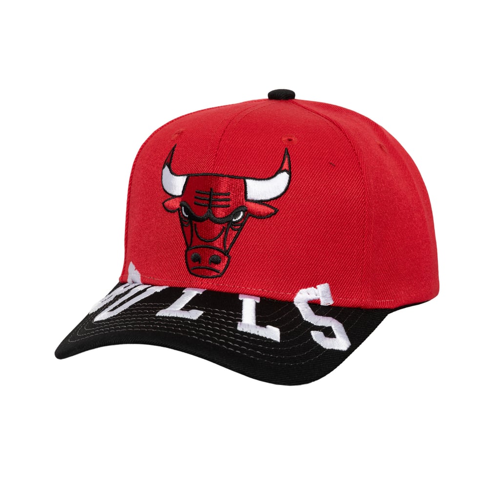 Mitchell & Ness Chicago Bulls NBA SnapBack Pro Crown Fit Red Black Mitchell & Ness Chicago Bulls Two Tone Pro Crown Fit  main image 4