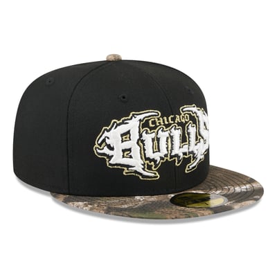  Chicago Bulls New Era Thrilla 59FIFTY Fitted Hat - Black