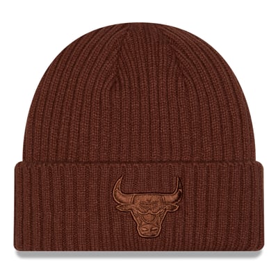 Chicago Bulls New Era Color Pack Cuffed Knit Hat - Brown