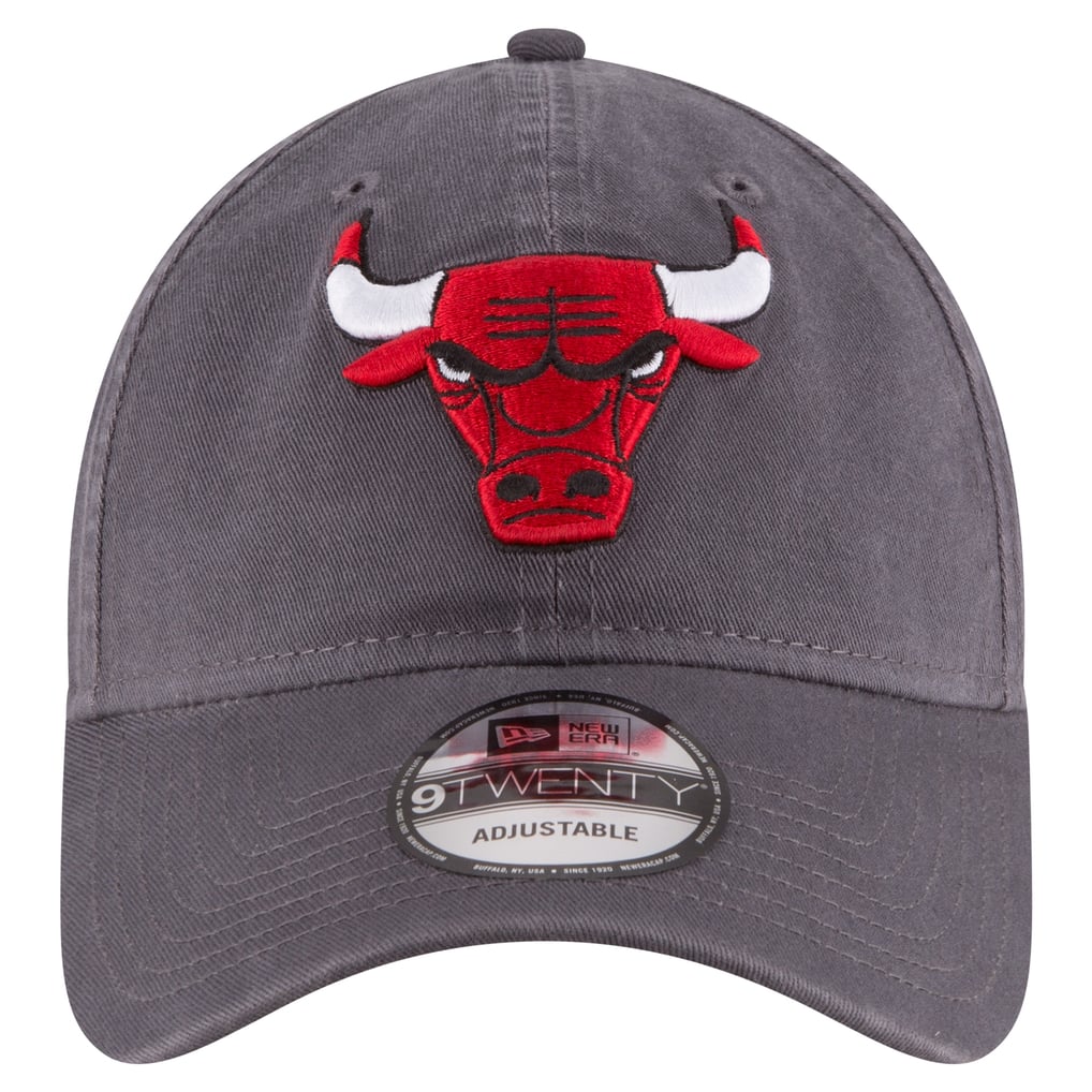 Chicago Bulls New Era Team 2.0 9TWENTY Adjustable Hat - Charcoal