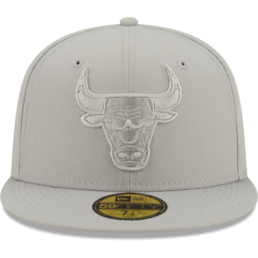 Casquette New Era 59Fifty Chicago Bulls Gris Graphite - Neuf Avec étiquettes, Laine Et Acrylique