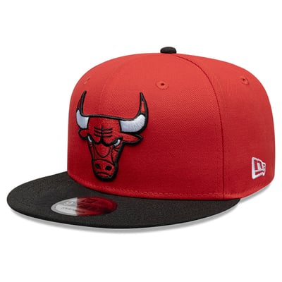  Chicago Bulls New Era Two-Tone 9FIFTY Snapback Hat - Red