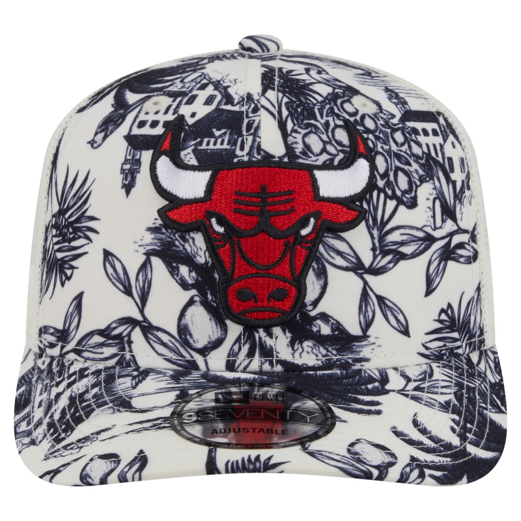 Chicago Bulls New Era Lemon Tree 9SEVENTY Adjustable Hat - White