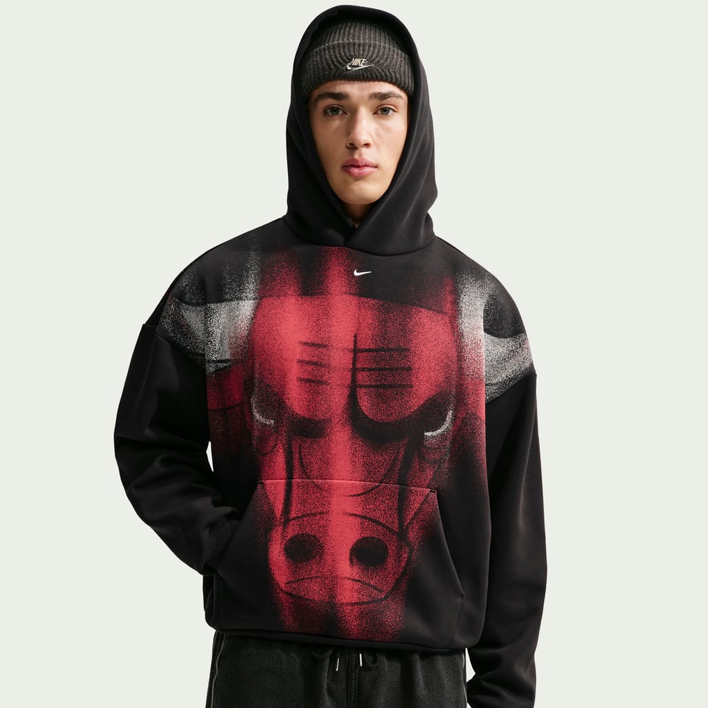 Men's Chicago Bulls Nike Black 2026 Standard Issue Practice Icon Fleece ...