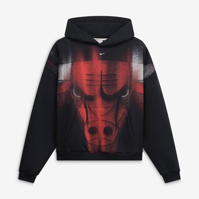 Chicago Bulls Nike 2026 Standard Issue Practice Icon Fleece Pullover Hoodie - Black
