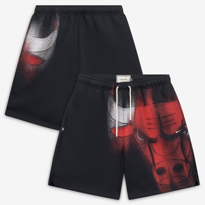 Chicago Bulls Nike 2026 Standard Issue Practice Icon Fleece Shorts - Black