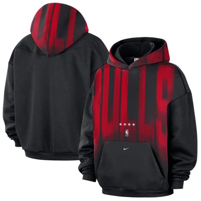 Chicago Bulls Nike 2026/27 Standard Issue Game Theater Team Fleece Hoodie - Black