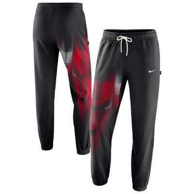 Chicago Bulls Nike 2026/27 Standard Issue Practice Icon Fleece Tapered Pants - Black