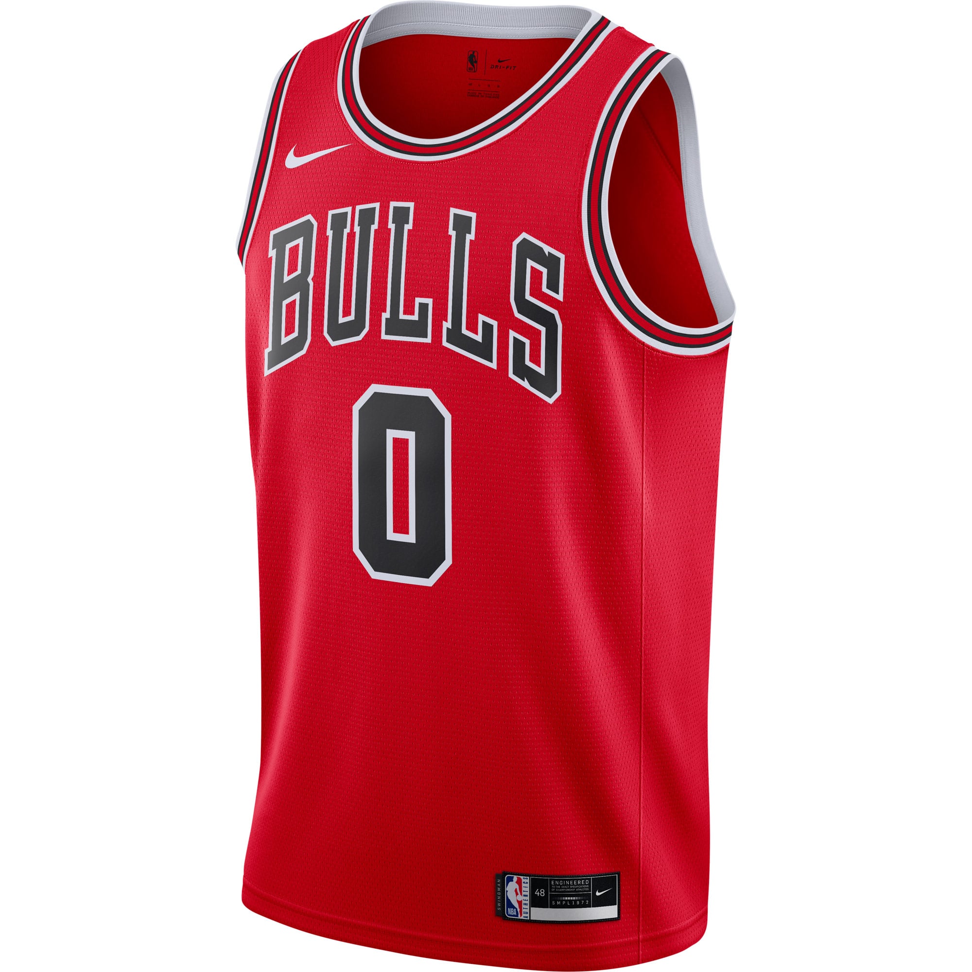 Men's Chicago Bulls Coby White Nike Red 2020/21 Swingman Jersey
