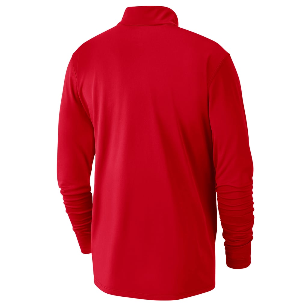 Chicago Bulls Nike 2024/25 Courtside Performance Half-Zip Top - Red