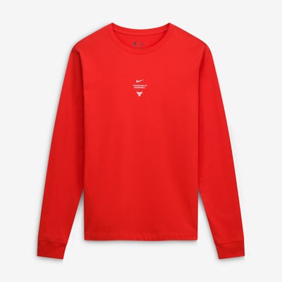 Chicago Bulls Nike 2026/27 Standard Issue Practice Long Sleeve T-Shirt - Red