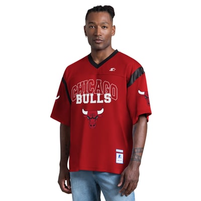 Chicago Bulls Starter Game Day V-Neck T-Shirt - Red