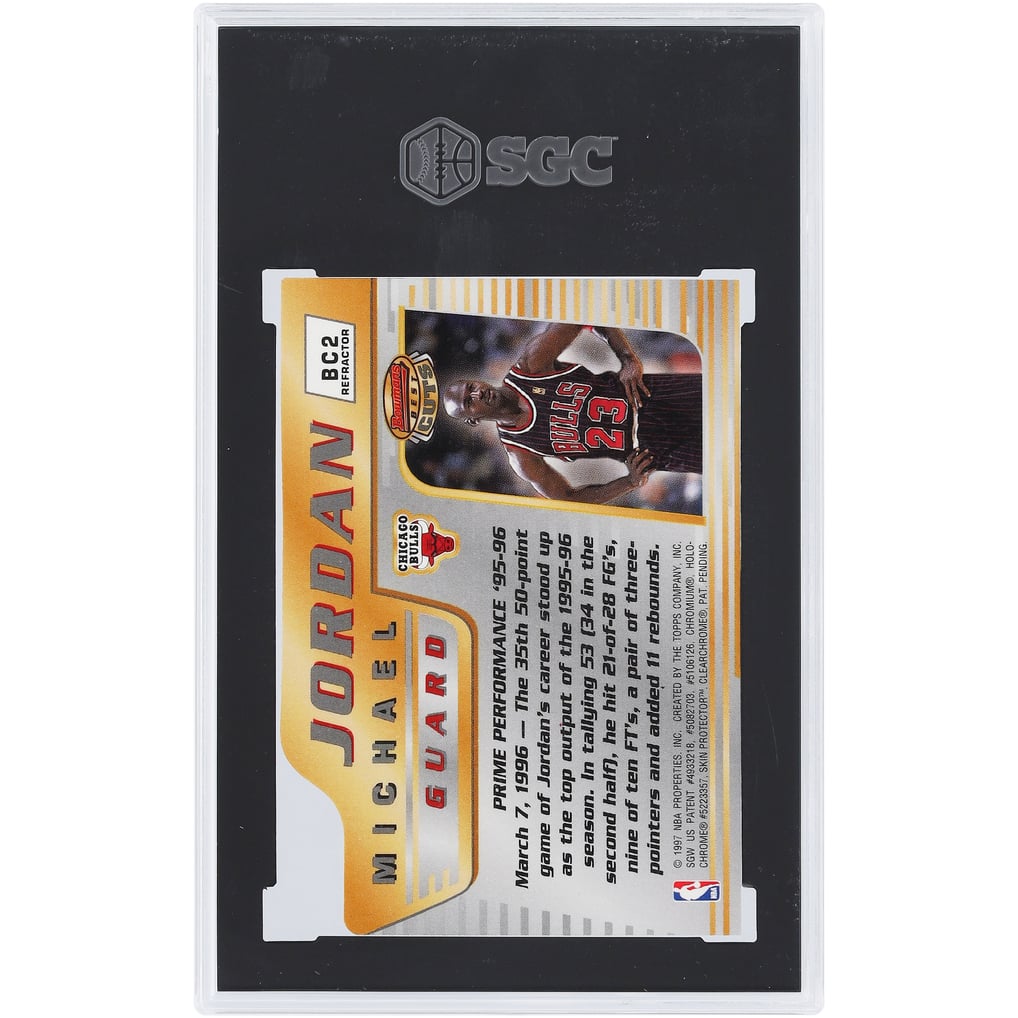 Michael Jordan Chicago Bulls 1996-97 Bowman