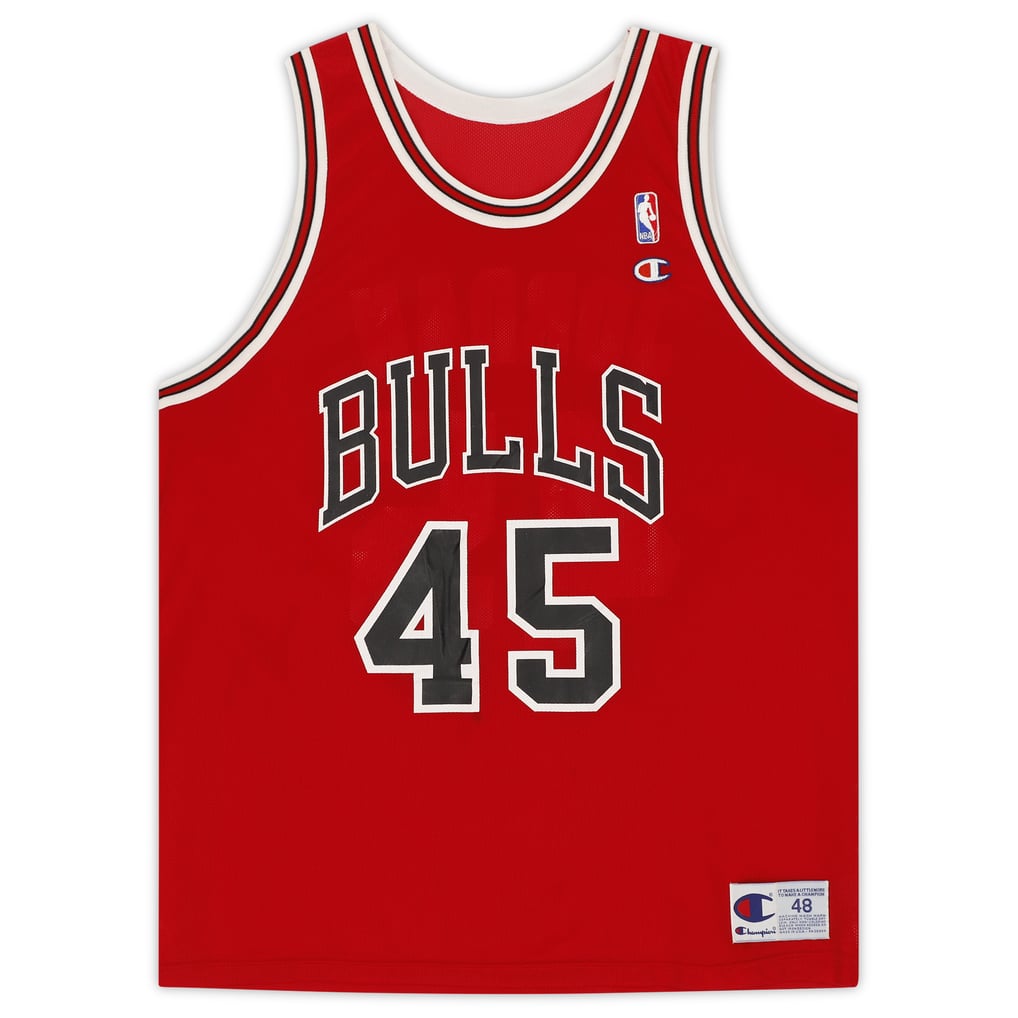 Autographed Chicago Bulls Michael Jordan Fanatics Authentic Red 