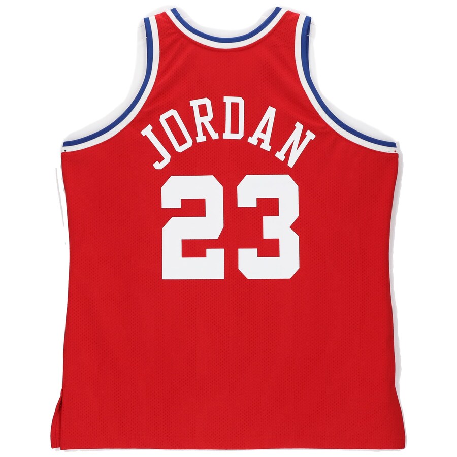Michael Jordan Chicago Bulls Autographed Mitchell & Ness 1989 NBA 