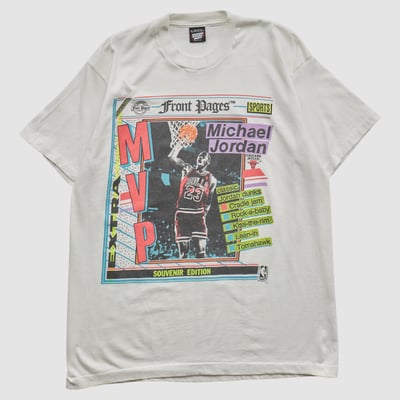 Michael Jordan Screen Stars Best 90s T-shirt - White - XL by Fanatics Real Vintage