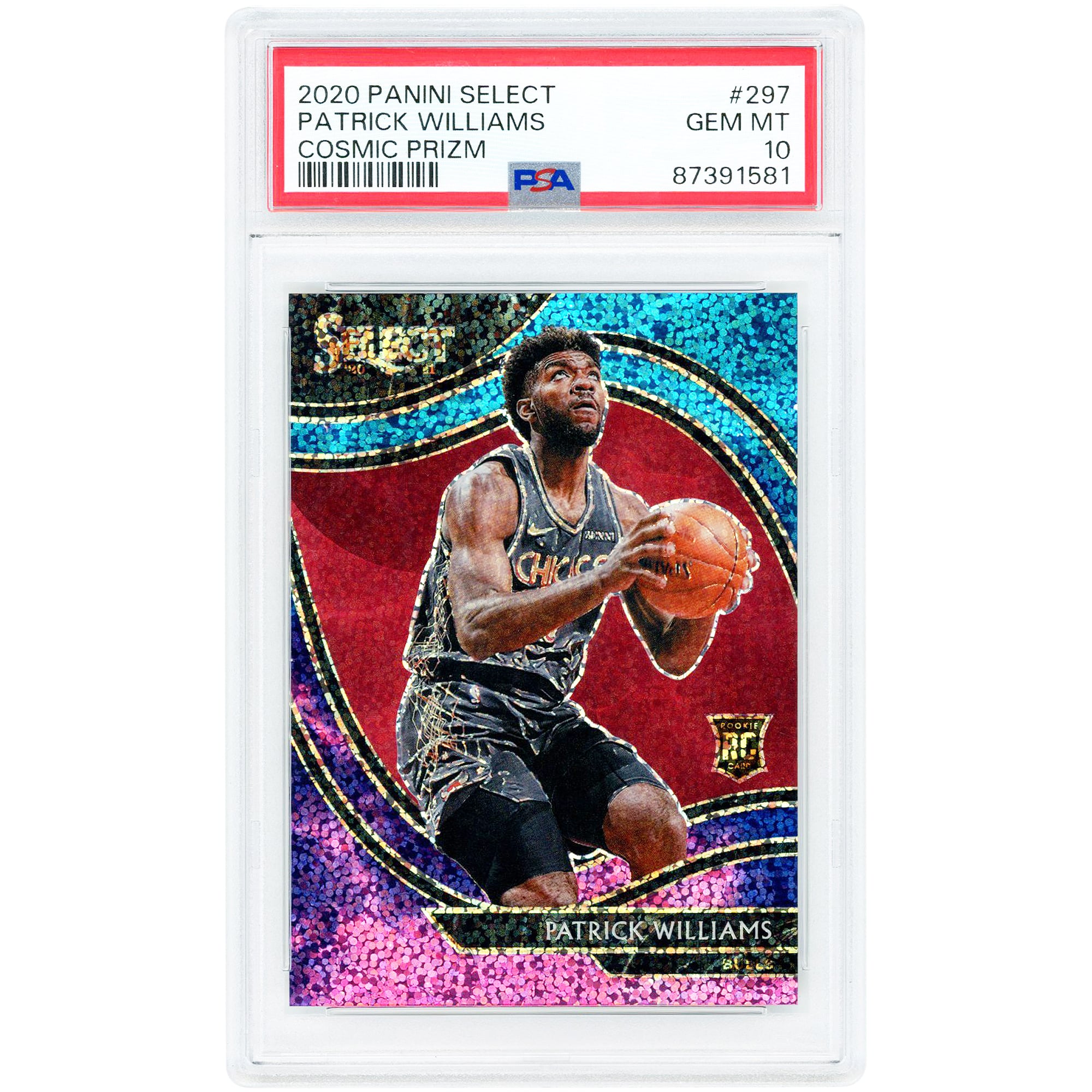 Patrick Williams Chicago Bulls 2020-21 Panini Select Cosmic Prizm 
