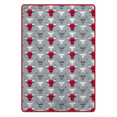 Chicago Bulls Pegasus Logo Roll Oversized 66" x 95" Ultra Cozy Blanket
