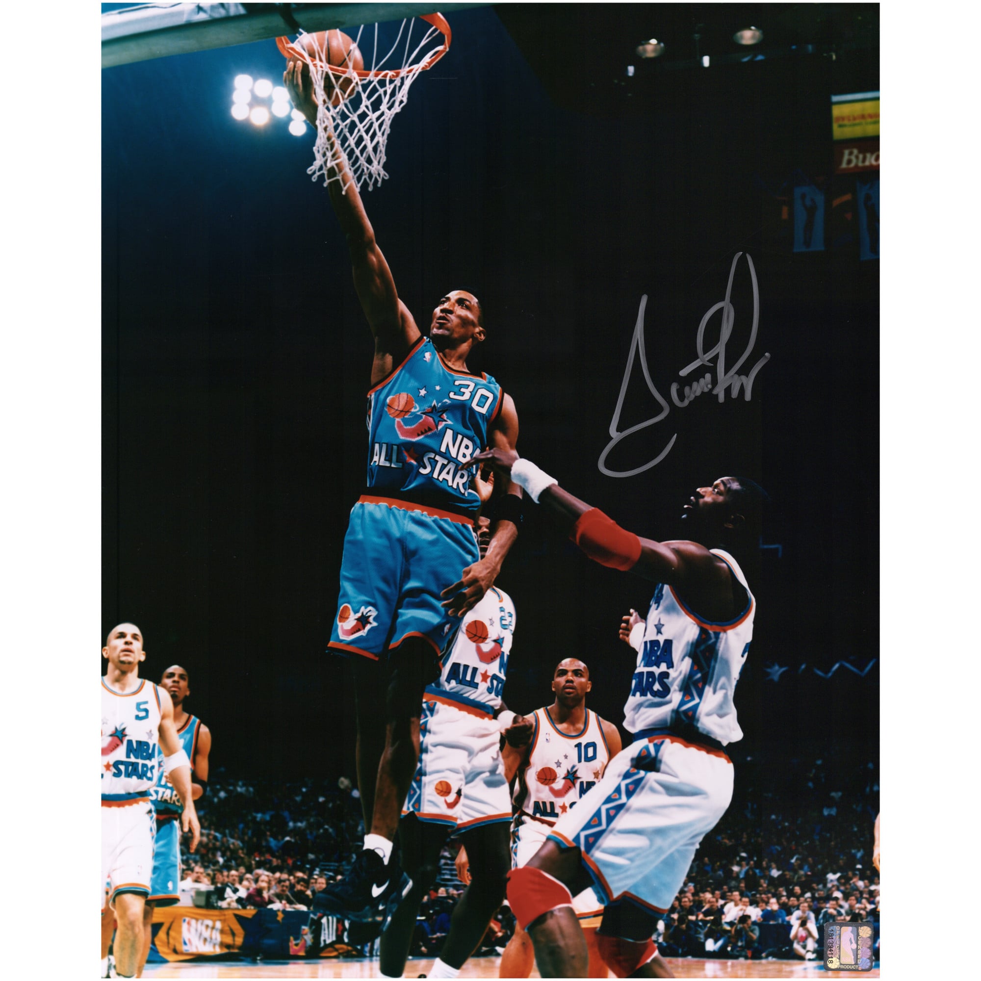 Autographed Chicago Bulls Scottie Pippen Fanatics Authentic 16'' x