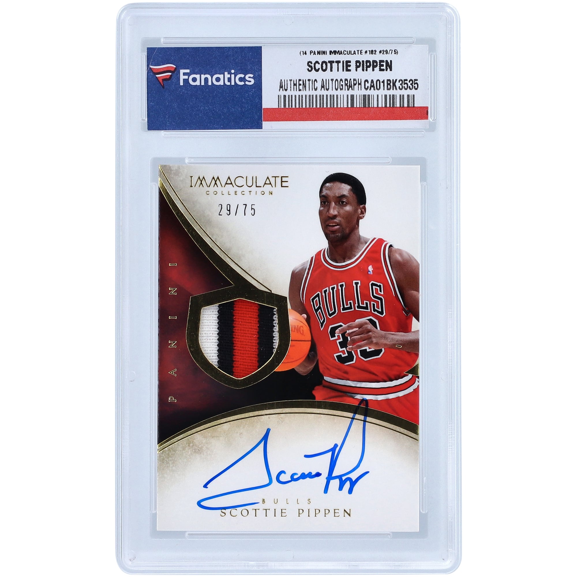 直筆 サイン Scottie Pippen Auto 11 Panini NBA 75-