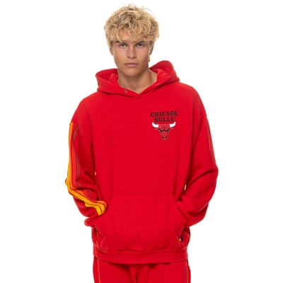 Chicago Bulls Aviator Nation Unisex Relaxed Tri-Blend Hoodie - Red