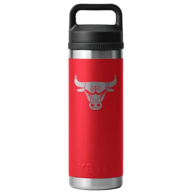 Chicago Bulls YETI 18oz. Rambler Chug Water Bottle
