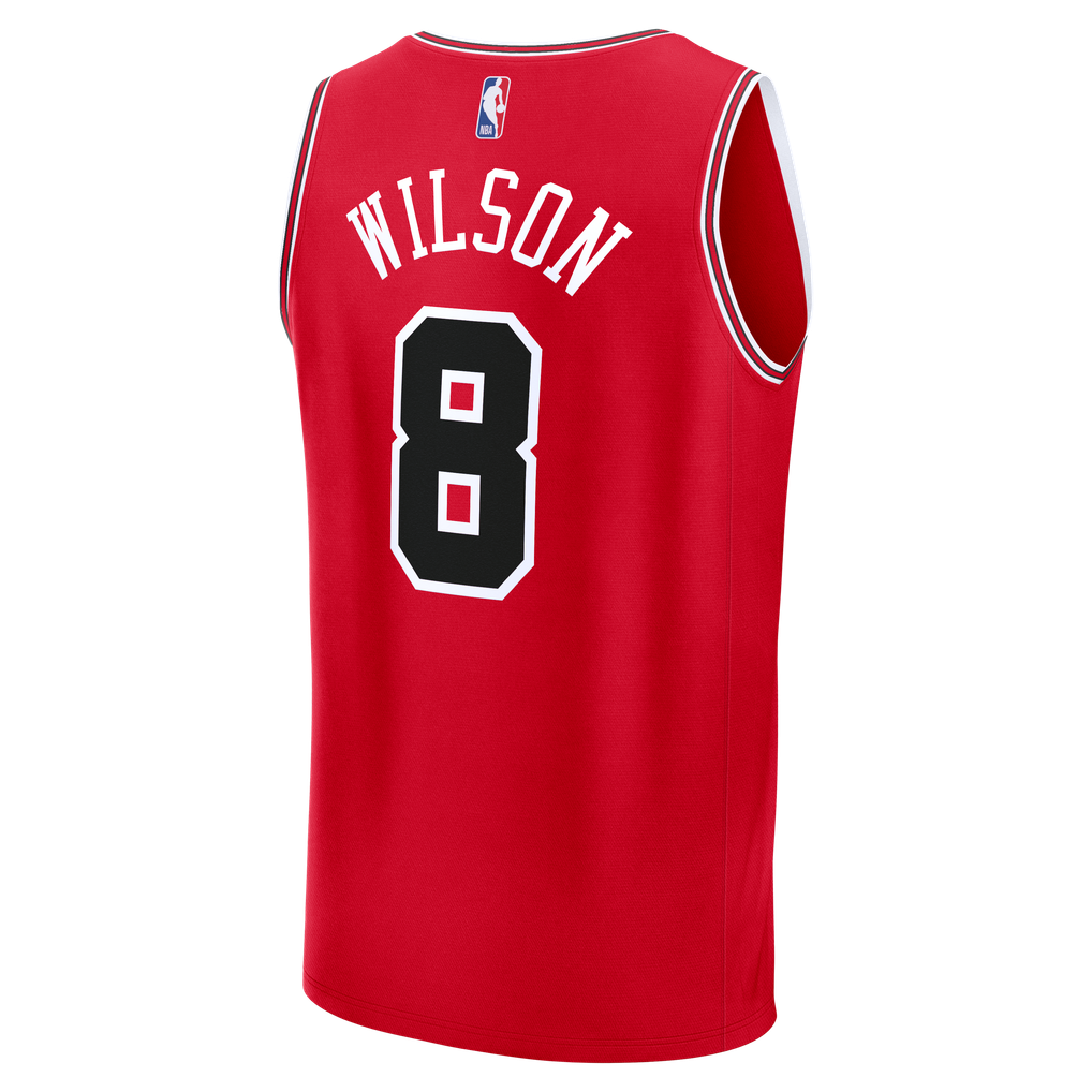 Fanatics Caleb Wilson Chicago Bulls Youth Red Fast Break Replica Jersey ...