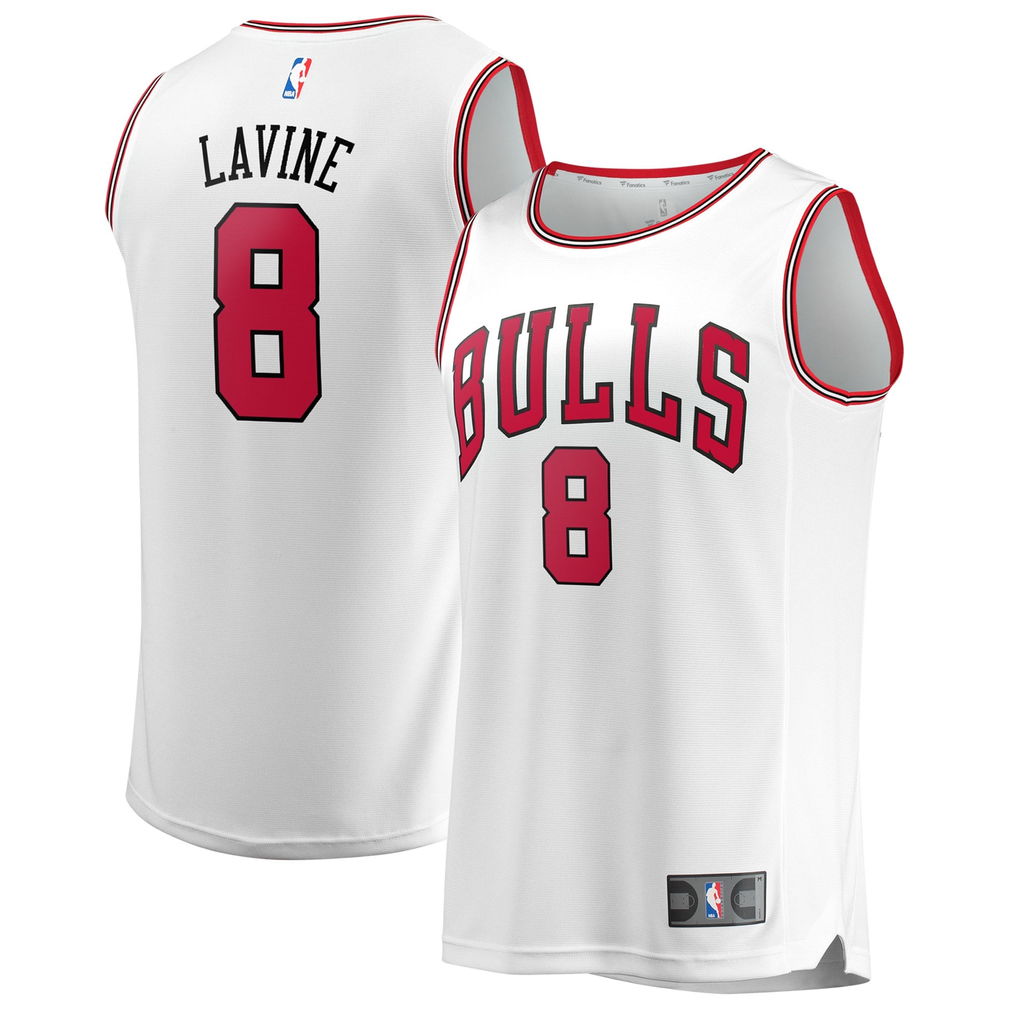 Youth Chicago Bulls Zach LaVine Fanatics White Fast Break Replica