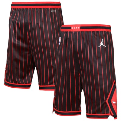  Chicago Bulls Jordan Brand Youth Authentic Statement Edition Swingman Shorts - Black