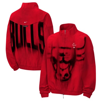  Chicago Bulls Nike Youth 2026/27 Standard Issue On-Court Authentic Game Full-Zip Jacket - Red