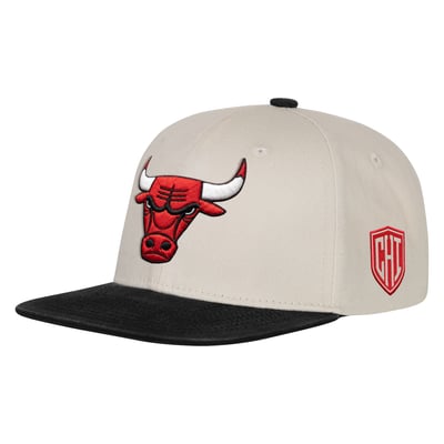 Chicago Bulls Outerstuff Youth Stacks Snapback Hat - Natural/Black