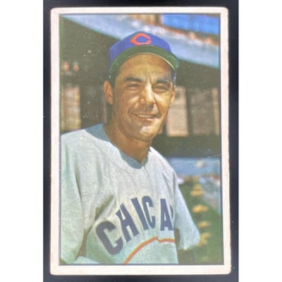 1953 Bowman Color #30 Phil Cavarretta