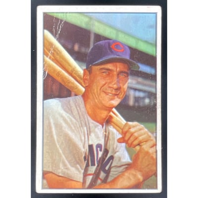 1953 Bowman Color #48 Hank Sauer