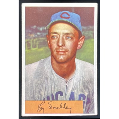 1954 Bowman #109 Roy Smalley