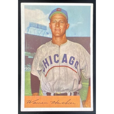 1954 Bowman #125 Warren Hacker