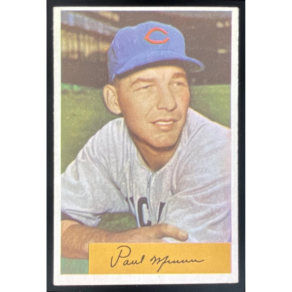 1954 Bowman #13 Paul Minner