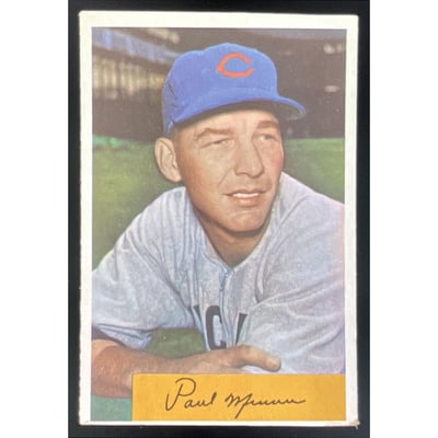 1954 Bowman #13 Paul Minner