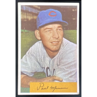 1954 Bowman #13 Paul Minner