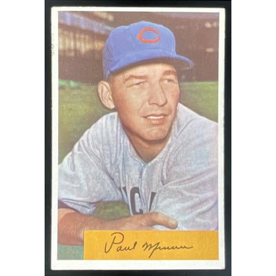 1954 Bowman #13 Paul Minner