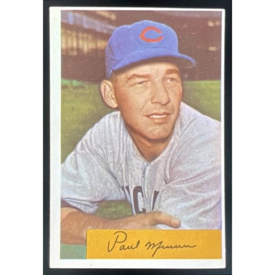 1954 Bowman #13 Paul Minner