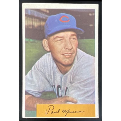 1954 Bowman #13 Paul Minner