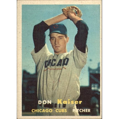 1957 Topps #134 Don Kaiser